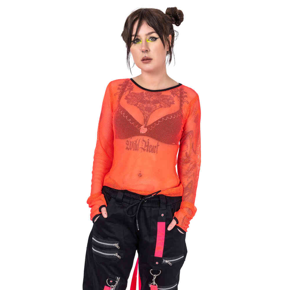 Poizen Industries - Future Top à manches longues - Orange